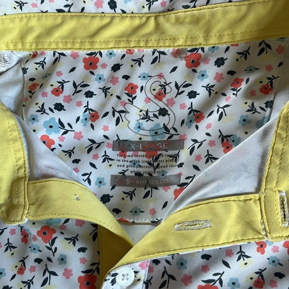 XL Swannies Floral Polo - Picture 2 of 3